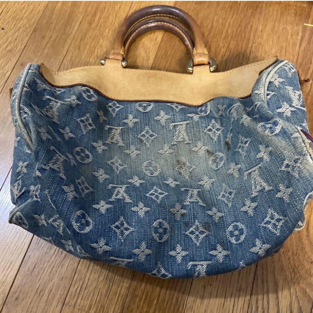 LOUIS VUITTON Denim Neo Speedy Monogram RARE - Picture 5 of 15